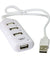 USB 2.0 Hi-Speed 4 Port Multi Hub Expansion Splitter For PC Laptop Notebook