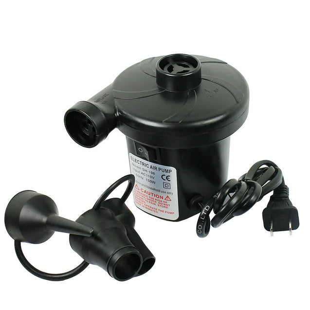 Electric Inflator Deflator Air Pump Toy Boat Air Bed Mattress Pool 150w 3800Pa
