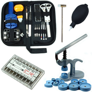 Watch Repair Tool Kit  - Case Opener Link Remover Case Press w/ 360 Spring Bars 