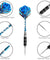 2 Sets Steel Tip Darts Barrel Aluminum Shafts Professional Dart Set - 6PCS Total