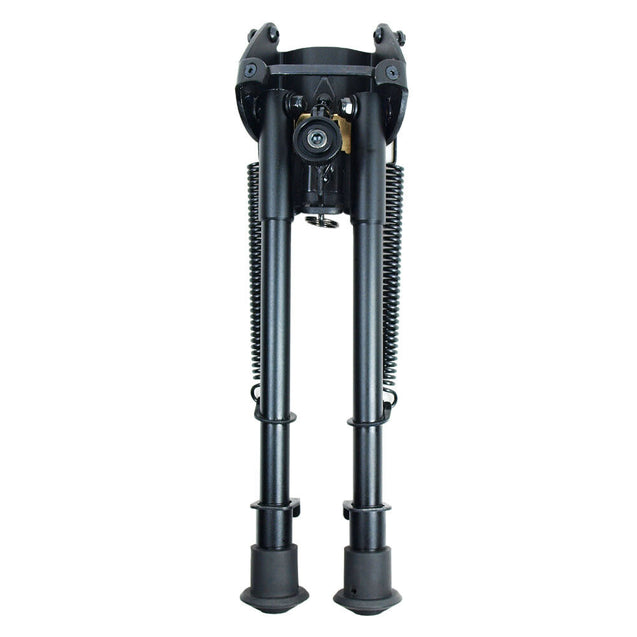 9" to 13" Adjustable Spring Return Hunting Rifle Bipod with Rail Adapter
