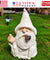 Smoking White Wizard Gnome Middle Finger Lawn Ornament Statue Garden Yard Decor