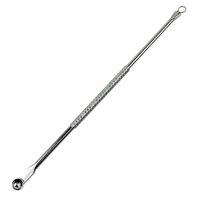2pcs Bend Facial Extractor Blackhead Acne Blemish Remover Tweezers Needle Tool