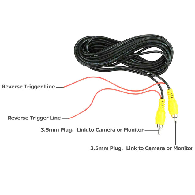 Car Rear View Backup Reverse Camera 170° CMOS 8 LED HD Night Vision Waterproof