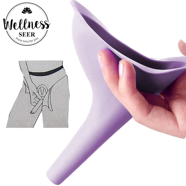 3/5PCS Portable Female Urinal Funnel Camping Travel Toilet Stand Pee Device