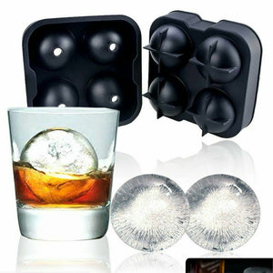 ICE Balls Maker Round Sphere Tray Mold Cube Whiskey Ball Cocktails Silicone