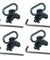 4PCS Push Button QD Quick Release Sling Swivel Mount Set for Picatinny Rail