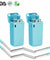 Pack of 2 ECO Friendly Reusable Collapsible Straws Stainless Steel Portable Case
