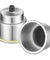 2x Stainless Steel Cup Drink Holders for Marine Boat Car Truck Camper RV w Drain