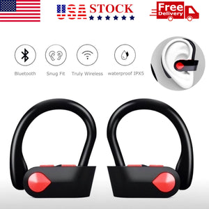 Bluetooth Headset 5.0 TWS Wireless Earphones Earbuds Headphones Stereo Ear Hook