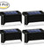 4 Solar LED Bright Deck Lights Outdoor Garden Patio Railing Decks Path Lighting