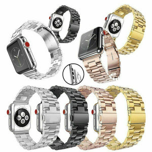 Stainless Steel Wrist Band Clasp for Apple Watch Series 4/3/2/1 iWatch 38/42mm