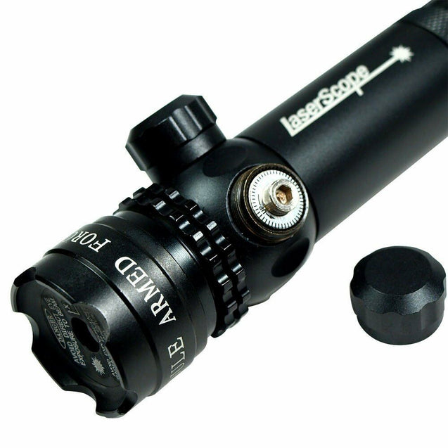 3-9X40 Rifle Scope illuminated Mil Dot Reticle With Green Laser Sight