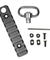 3 5 8 10-Slot KeyMod M-LOK Picatinny Rail Section & Push Button QD Sling Swivel