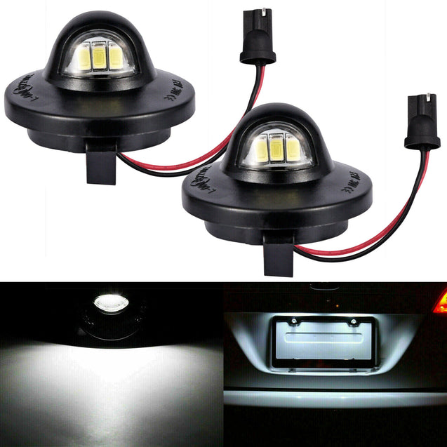 2 PCS LED License Plate Light Assembly Replacement For Ford F150 F250 F350