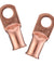 20 PCS 1/0 AWG Gauge Copper Lugs w/ RED & BLACK Heat Shrink Ring Terminals
