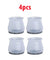 4x-48x Silicone Felt Slider Chair Leg Protector For Hardwood Floor Fit All Shape