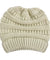 Women's Bubble Knit Slouchy Baggy Beanie Oversize Winter Hat Ski Cap Stylish and