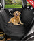 Seat Cover Rear Back Car Pet Dog Travel Waterproof Bench Protector Luxury -Black