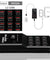 Multi 12 Port USB Charging Station Hub Desktop Wall Cell Phone Charger Organizer