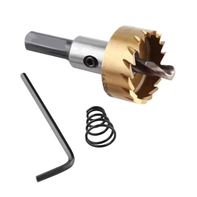5PCS Hole Serration Kit HSS Steel Drill Bit Set Cutter Tool For Metal Wood Alloy