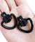 2 PCS D-Loop Quick Detach Set 1" Heavy Duty QD Sling Swivels with Push Button