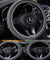 Leather Car Steering Wheel Cover Breathable Anti-slip Car Accessories 4 Color US
