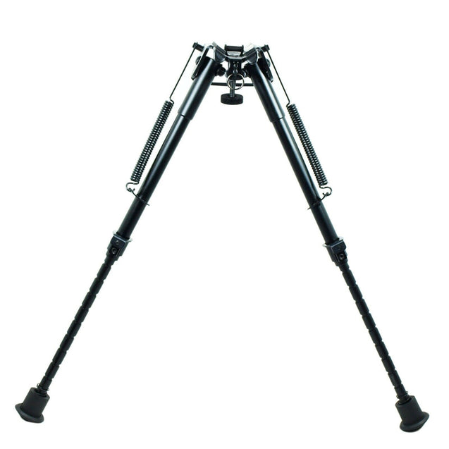 9" to 13" Adjustable Spring Return Hunting Rifle Bipod with Rail Adapter