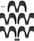 5 Pairs Shoe Protector Anti Crease Force Fields Cover Toe Cap Creasing Decreaser