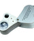 Illuminated 30X - 60X Jewelers Loupe Lighted Magnifier US Free Shipping