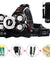 90000LM 5 Head XM-L LED Headlamp Headlight Head Torch with Extra Flashlight