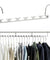 6 Pack Metal Wonder Closet Hanger Organizer Hook Space Saving Clothes Rack NEW