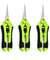 3 Pack Curved Blade Garden Scissors Trimmers Harvest Pruning Plants Trimming 
