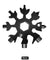 1/3pcs 18-in-1 Snowflake Multi-Tool Carbon Steel Multitool Screwdriver Opener
