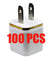 100x USB Wall Charger AC Power Adapter US Outlet For iPhone 5 6 7 8 X 11 12 13