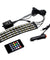 12LED IR Remote Control Strip 4pcs Car Interior Atmosphere Neon Lights 16 Colors