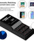 Multi 12 Port USB Charging Station Hub Desktop Wall Cell Phone Charger Organizer
