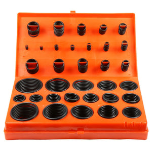 419 PCS Universal O Ring Assortment Set Metric Oil Proof Kit 32 Size O-Ring Case