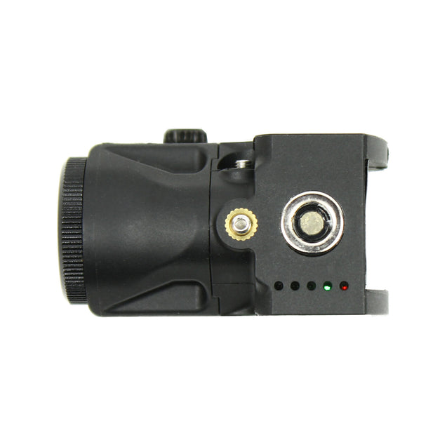 Tactical Flashlight & Green Laser Sight Combo Picatinny Rail Mounted Pistol
