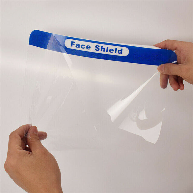 5X Safety Antisplash Full Face Shield Reusable Clear Protection Face Covers