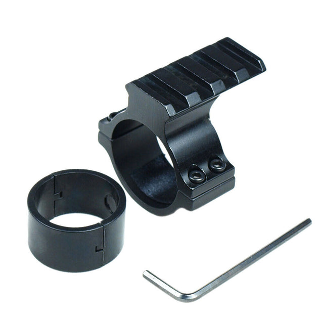 2X Barrel Mount 30mm 1'' Scope Ring Picatinny Rail Adapter For 12 Gauge Shot Gun
