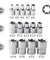 14 PCS E Torx Star Female Bit Socket Set 1/2" 3/8" 1/4" Drive E4 - E24 with Case