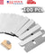100 PCS Razor Blades Single Edge Extra Sharp Heat Treated Safety Knife Scrapers
