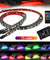 2 Set LED Strip Neon Light Kit Interior + Under Car Tube Underbody System Remote