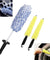3 PCS Car Wheel Cleaning Kit Auto Detailing Wash Cleaning Brush Tire Rums Scrub