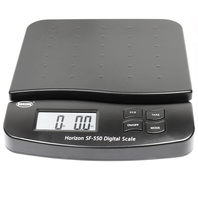 Horizon 66LB x 0.1oz Digital Postal Shipping Scale SF-550 V4 Desktop Scale Black