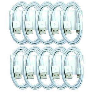 3 FT USB Data Sync Cord Charging Cable for iPhone 13 12 11 X 8 7 6s 6 5