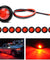 20X 3/4" 12V Marker Lights LED Truck Trailer Round Side Bullet Light Amber Red