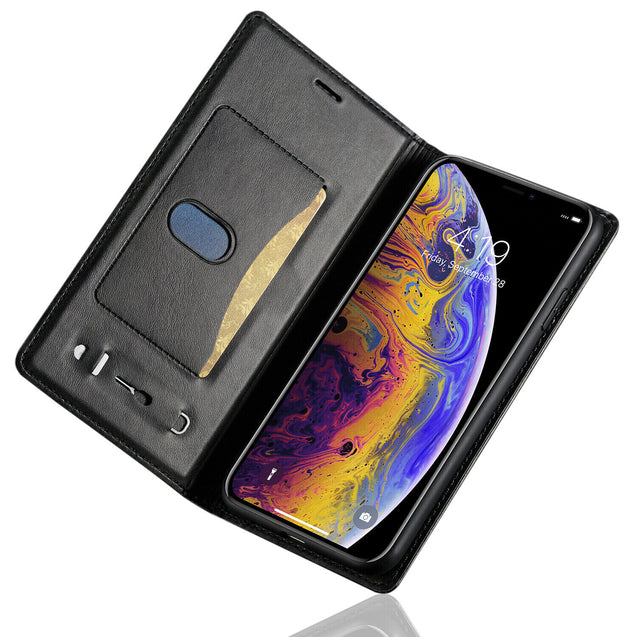 Synthetic Leather Wallet Magnetic Cover Card Case For iPhone 12 Mini 11 PRO MAX 
