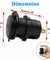 12V Car Lighter Socket Dual 2.1A USB Port Charger Power Outlet LED